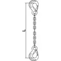 Pewag 5 ft. Sling Hook Each End Chain Sling, Grade 120 Alloy Steel , Number of Sling Legs: 1