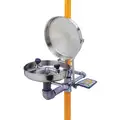 Guardian Equipment Shower with Eye Wash, Floor Mount, Stainless Steel, Unassembled