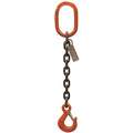 Stren-Flex 4 ft. Oblong, Sling Hook Chain Sling, Grade 100 Alloy Steel , Number of Sling Legs: 1