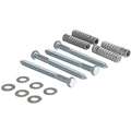 Concrete Mounting Kit: Steel, For Parking Curbs and Speed Bumps with 4 Holes or Less