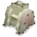 Polypropylene Santoprene Multiport Double Diaphragm Pump, 5 gpm, 100 psi