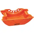Drain Pan: Plastic, 0.97 gal Capacity, 24 1/2 in Overall Dia, 6 in Overall Ht, 21 in Overall Lg