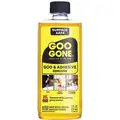 Goo Gone Citrus Adhesive Remover, 8 oz., Bottle, Ready to Use, Hard Nonporous Surfaces, PK 12