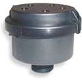 Filter Silencer: 1/2 in (M)NPT Inlet Size, 6 cfm, 2.25 in Overall Ht, 2.62 in Outside Dia