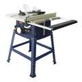 Dayton Table Saw, Fixed Stand Type, 10" Blade Dia., 5/8" Arbor Size, Max. Blade Speed 5,000 RPM