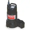 1/2 HP Submersible Sump Pump, No Switch Included Switch Type, Cast Iron Base Material