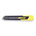 Stanley Light Duty Snap-Off Utility Knife with 8 Segments; 6-1/2" x 1-1/2", Black/Yellow