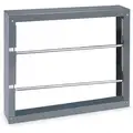 Durham Rod Storage Rack: 2 Spindles, 26 in x 5 7/8 in x 21 in, For 10 in Max Spool Dia, Steel