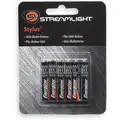 Streamlight Stylus AAAA Battery, Alkaline, Premium, 1.5VDC, PK 6