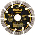 Dewalt DW4713T 4-1/2" Wet/Dry Diamond Saw Blade, Turbo/Segmented Rim Type, Application: Masonry