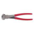 End Cutting Nippers, 8-1/4"Overall Length, 1/4" Jaw Length, 1-3/4" Jaw Width