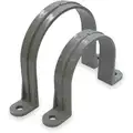 Pipe Strap,2 Hole,1 1/4 In,PVC