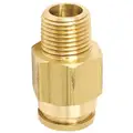 Connector,Male,Brass,1/4" Tube