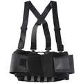Ok-1 Back Support: S Back Support Size, 8 in Wd, 24 in to 33 in Fits Waist Size, Double Overlap