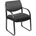 Guest Chair,Black Frame,Seat 18-1/2" H