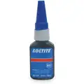 Loctite 20g Bottle Instant Adhesive, Begins to Harden: 1 min. 30 sec., 3500 cPs, Black