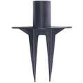 Banner Stakes PLUS Stake Removable Spike, Black, Plastic