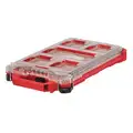 Plastic, Tool Case, 9-3/4"Overall Width, 15-1/4"Overall Depth, 2-1/2"Overall Height