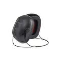 Behind-the-Neck Ear Muffs, 25 dB Noise Reduction Rating NRR, Dielectric No, Black