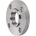 Pipe Flange: Threaded Flange, 304/304L Stainless Steel, 1 in Pipe Size, 4 7/8 in Flange Outside Dia