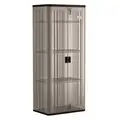 Suncast Commercial Storage Cabinet, Platinum/Slate, 72" H X 30" W X 20-1/4" D, Unassembled