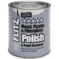 Flitz Premium Polishing Products Metal Restorer, 2 lb. Non Aerosol Can, Mild Liquid, Ready to Use, 1 EA