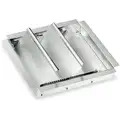 Dayton Backdraft Damper, Roof Mount, Exhaust, 27 x 27 Damper Size (In.), 29 x 29 Overall Size (In.)