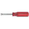 Solid Round Shank Nut Driver, Tip Size 5/16", Bolt Clearance 1", Shank Length 2-3/4"