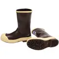 Honeywell Servus Rubber Boot, Men's, 6, Mid-Calf, Steel Toe Type, Neoprene, Brown, Tan, 1 PR