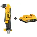 Dewalt DCD740B/DCB203-3/8" Cordless Right Angle Drill Kit, 20.0 Voltage, Battery Included