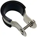 1 1/2" Stainless Support Clamp, No S/S Carabiner/Hrdwre