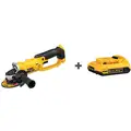 Dewalt DCG412B / DCB240 Cordless Cutoff Tool Kit, 20.0 Voltage, 7000 No Load RPM, Battery Included