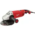 Milwaukee Angle Grinder, 7" or 9" Wheel Dia., 15 Amps, 120VAC, 6000 No Load RPM, Trigger Switch