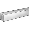 Square Blank Stock, 304, Stainless Steel, Thickness 0.75", Width 0.75", Length 6 ft