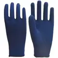 Condor Glove Liners: Insulating, Full Finger, Acrylic, 9 1/4 in Glove Lg, Navy, Knit Cuff, Condor, 1 PR