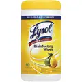 Lysol Disinfecting Cleaning Wipes, 80 ct. Canister, Fragrance: Lemon & Lime Blossom, Size: 7" x 8