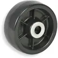 8" Caster Wheel, 1000 lb. Load Rating, Wheel Width 2", Polyolefin, Fits Axle Dia. 5/8", 3/4"