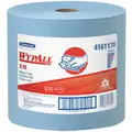Wypall Dry Wipe Roll: Jumbo Perforated Roll, Heavy Absorbency, Best Wet Strength, WYPALL&reg; X70, Blue
