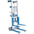 Manual Lift, Manual Push Stacker, 400 lb. Load Capacity, Lifting Height Max. 120-1/2"