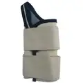 Condor Double Strap Wrist Support, 50%Polyester / 35%Latex / 15%Nylon Material, Tan, S