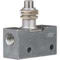 1/8" Manual Air Control Valve with 3-Way, 2-Position Air Valve Type