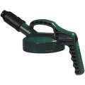 Oil Safe HDPE Stumpy Spout Lid, Dark Green; For Use With Mfr. No. 101001, 101002, 101003, 101005, 101010