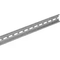 DIN Mounting Channel, Galvanized Steel, Prepunched, 78.00" Length, 1.38" Width, 0.29" Height