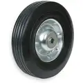 10" Light-Duty Ribbed Tread Semi-Pneumatic Wheel, 200 lb. Load Rating