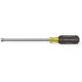 1/4" Alloy Steel Nut Driver, Yellow with Black Grip