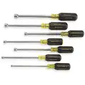 Nut Driver Set, Yellow with Black Grip; Number of Pieces: 7