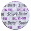 Scotch-Brite 6" Deburring and Finishing Unitized Wheel, 1/4" W, 1/2" Mounting Size, Fine Silicon Carbide