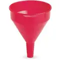Funnel King Funnel with Screen, Polyethylene, 2 qt. Total Capacity, 8-3/16" Height, 8-1/2" Length