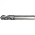 Ball End Mill, 5/16" Milling Diameter, Number of Flutes: 4, 13/16" Length of Cut, TiAlN, I4B