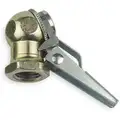 Westward Clip-on Ball Foot Air Chuck: 0 to 150 psi, Gages/Tire, 1/4" FNPT Thread Size